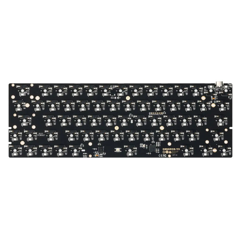 DZ60 RGB Hot-Swap Custom Keyboard PCB - أكسسوار لوحة مفاتيح